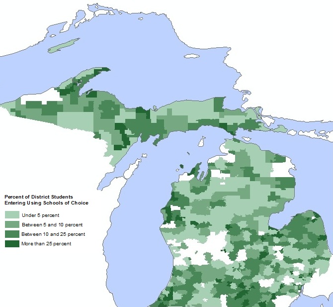 Schools of Choice Participation by District